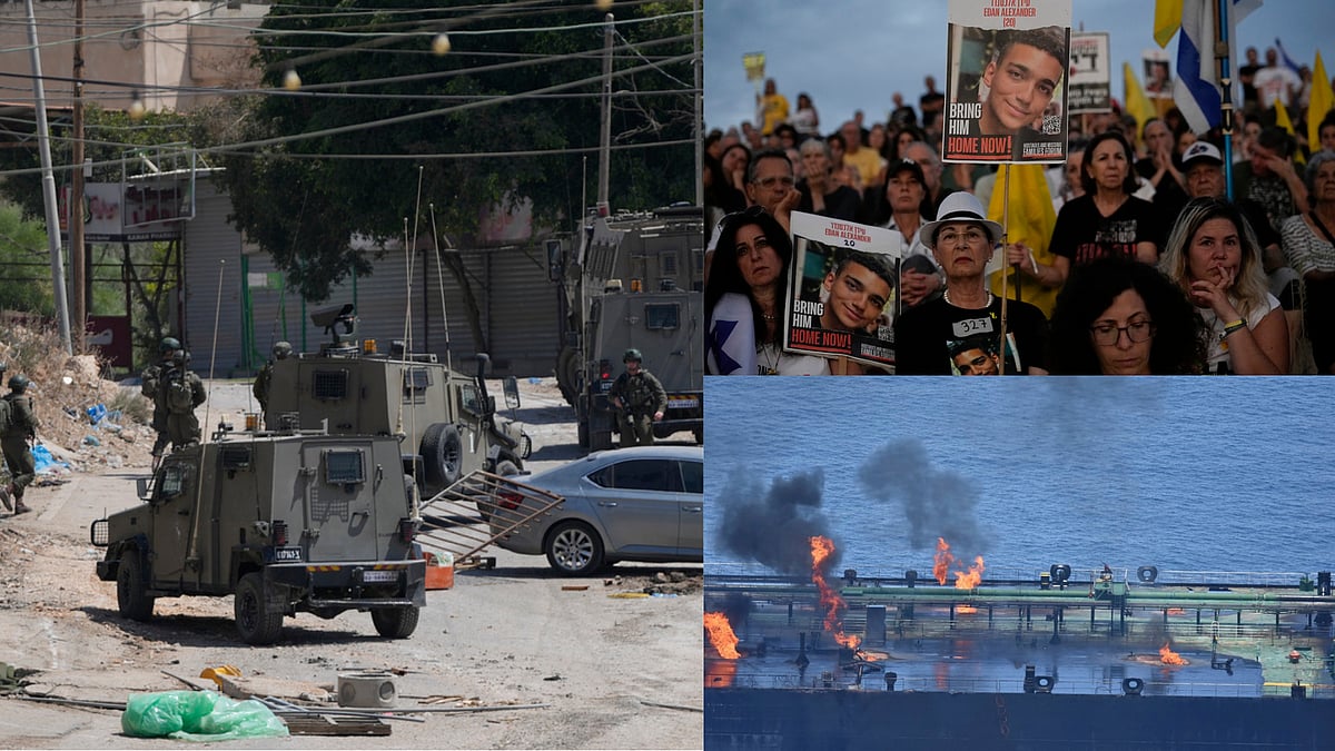 | Photo: AP : Israel Warned Against West Bank Incursion; Houthis Agree To Temporary Truce In Red Sea